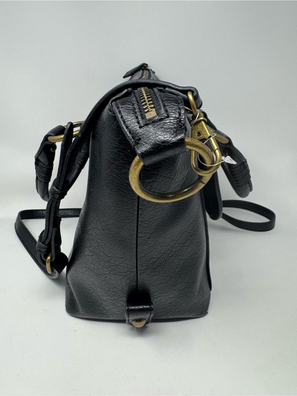 New black Frye And Co Satchel Crossbody Bag - Picture 4 of 11